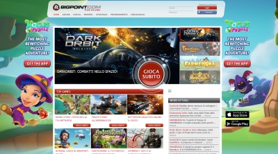 Apri la recensione del sito web: bigpoint